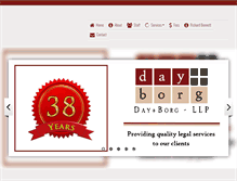 Tablet Screenshot of dayborg.com